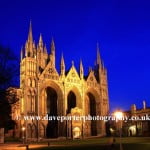 Dusk Peterborough Cathedral