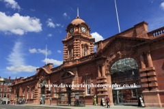 Frontage of Nottingham Railway station building