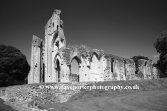 The ruins of Glastonbury Abbey