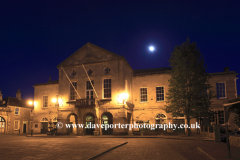 The Guildhall at night, Wells City