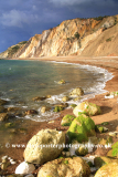 The sand cliffs at Alum bay, Isle of Wight