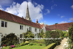 Cottages and gardens of Chichester cathedral