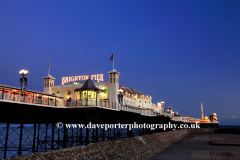 Dusk at Brighton Palace Pier