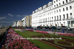 Hotels and gardens on the promenade, Eastbourne