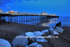 Dusk colours over the pier at Worthing Town