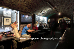 Inside the Cavern club in Mathew Street, Liverpool