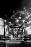 The Detroit Bridge in the Erie basin, Salford Quays, Manchester, Lancashire, England, UK