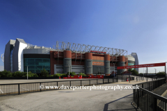 Manchester United's Old Trafford ground, Manchester, England, UK