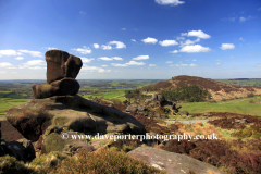 The Ramshaw rocks, view to Tittesworth reservoir