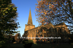 Autumn, St Marys church, Uttoxeter