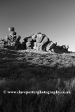 Sandstone rock formations, Ramshaw Rocks