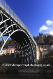 he bridge over the river Severn, Ironbridge town