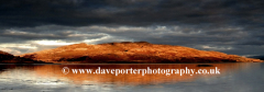 Sunset over Cruach Ardura, Loch Spelve, Mull