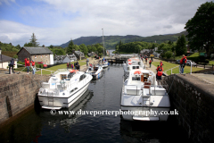 Boats at Fort Augustus, Caledonian Canal