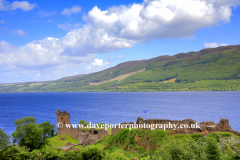 The ruins of Urquhart Castle, Loch Ness