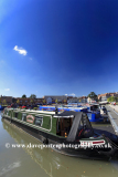 Narrowboats, Bancroft gardens, Stratford