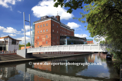 Footbridge over the river Soar, Leicester