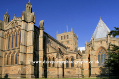 Southwell Minster in Spring, Southwell market town