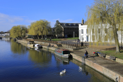 The river Great Ouse, Ely City