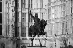 Richard I Statue-Houses of Parliment,, London