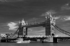 Tower Bridge, river Thames South Bank