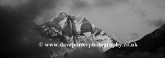 Snow Capped Lhotse mountain, Himalayas, Nepal