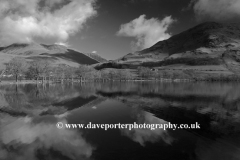 Whiteless Pike, reflected in Buttermere, Lake District