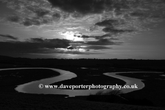 Ox  Bow meander, river Cuckmere Haven, Sussex