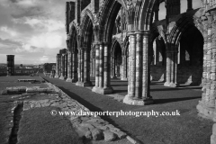 The ruins of Whitby Abbey Priory