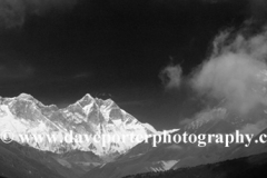 Snow Capped Ama Dablam mountain, Himalayas