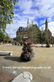 Town Hall and St Anne's church, Bishop Auckland