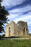 The ruins of Bowes Castle, Bowes village