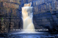 High Force Waterfall river Tees Durham