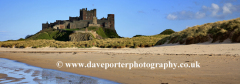Sand paterns and Bamburgh Castle