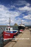 Fishing Boats in the Harbour, Lindisfarne Castle