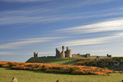 The ruins of Dunstanburgh Castle