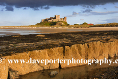 Rainbow and Storm over Bamburgh Castle