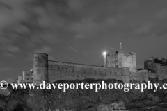 Dusk, Bamburgh Castle, Bamburgh village