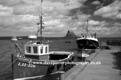 Fishing Boats in the Harbour, Lindisfarne Castle