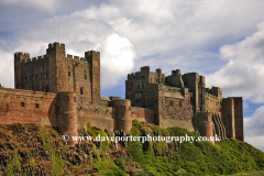 Battlements of Bamburgh Castle