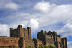 Battlements of Bamburgh Castle
