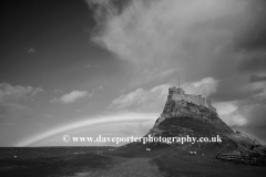 Rainbow and Storm Clouds, Lindisfarne Castle