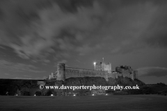 Dusk, Bamburgh Castle, Bamburgh village