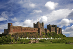 Battlements of Bamburgh Castle