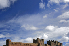 Battlements of Bamburgh Castle