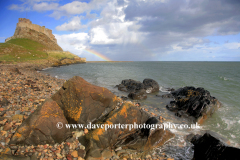 Rainbow and Storm Clouds, Lindisfarne Castle