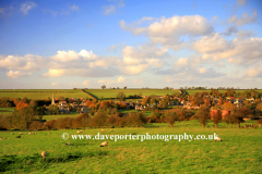Autumn view over Barrowden village