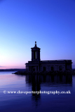 Sunset, Normanton church, Rutland Water