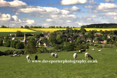 Summer view over Barrowden village