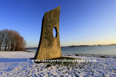 Snow,The Great Tower, Rutland Water